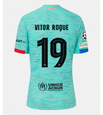 Barcelona Vitor Roque #19 Replika Tredjetrøje 2023-24 Kortærmet